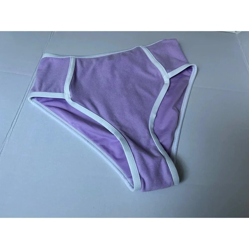 Kona Sol Women’s High Waist Bikini Swim Bottoms (M 8-10) NWT